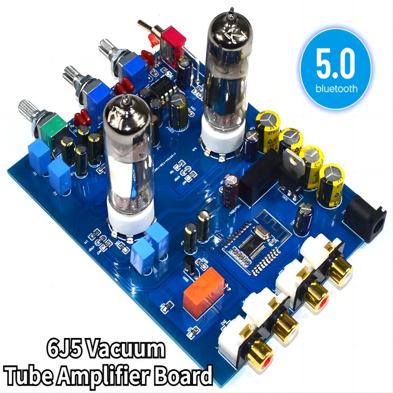 Tube Amplifier Part - 真空管アンプ6j5,Bluetooth 5.0,ホームシアターアンプ,カラオケ用