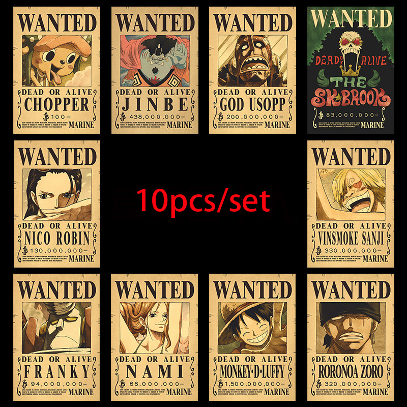 Vintage Collectible Toys - 10枚セット アニメ ワンピース ルフィ 30億 ゾロ