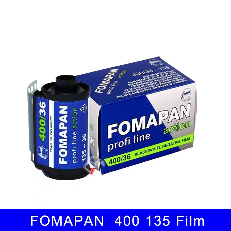 Film Camera 35Mm - フォマパン400アクション135（35mm）白黒フィルム36枚撮り、ヴィンテージアナログカメラフィルム（135フォーマットフィルムカメラ用）