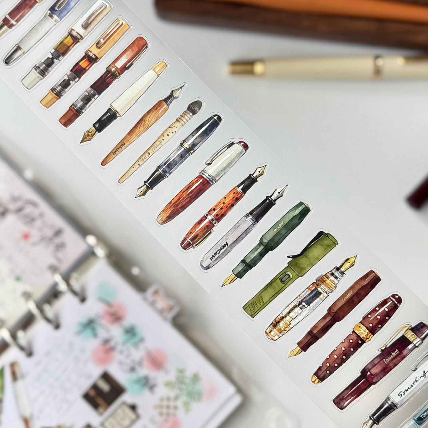 Vintage Things Collection - DengDeng スタジオヴィンテージドリーミーペンコレクション和紙テープカード作成用 DIY スクラップブッキングプラン装飾ステッカー