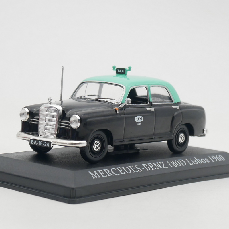Vintage And Collectible Toys - IXO 1:43スケール ダイキャスト合金 1960年式 ベンツ180D タクシー