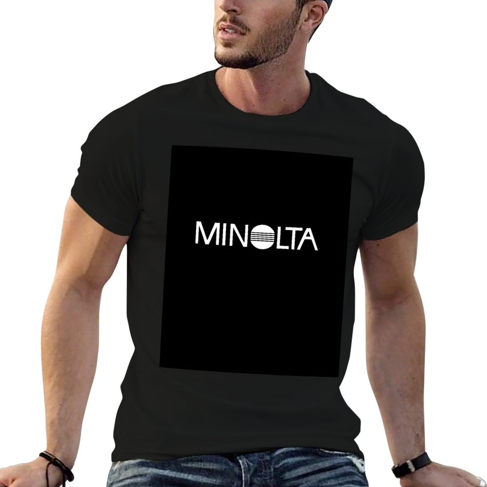 Film Camera 35Mm - ミノルタレトロロゴフィルムカメラ 35 ミリメートル Tシャツ tシャツ男性用マン t