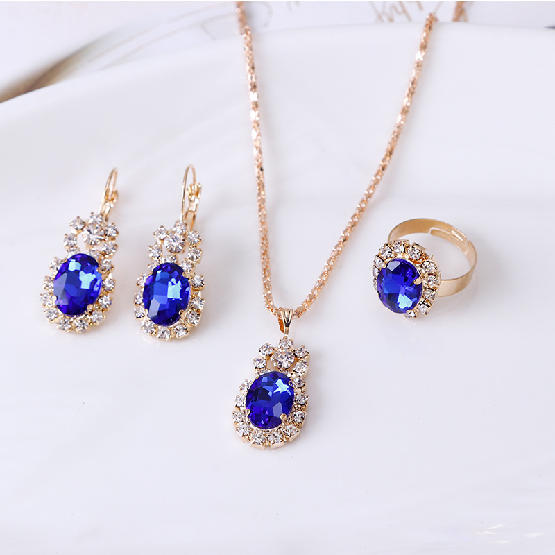 新しいスタイルの装飾品セットファッションヴィンテージクリスタ - Vintage Things Collection のレビューと価格