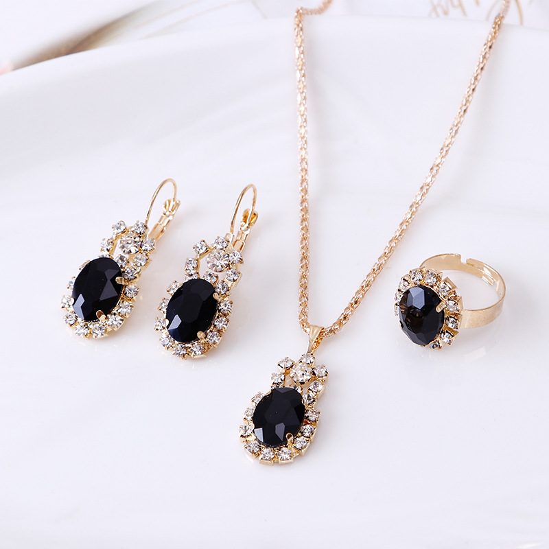 新しいスタイルの装飾品セットファッションヴィンテージクリスタ - Vintage Things Collection のレビューと価格