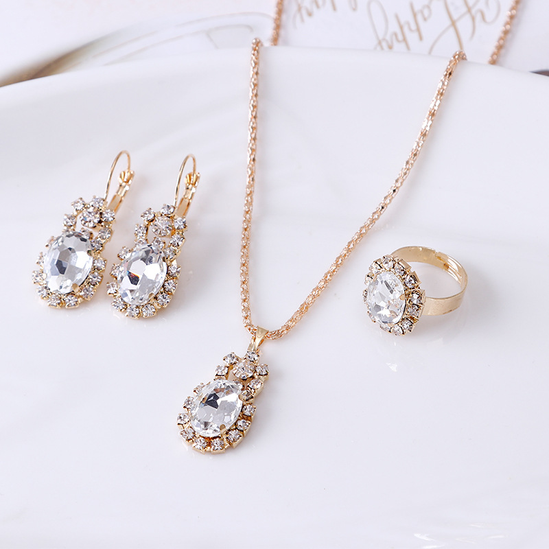 新しいスタイルの装飾品セットファッションヴィンテージクリスタ - Vintage Things Collection のレビューと価格