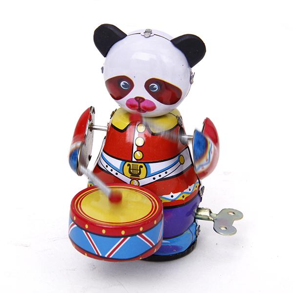 ゼンマイ仕掛けのパンダドラマーおもちゃ、ヴィンテージスタイル - Vintage And Collectible Toys のレビューと価格