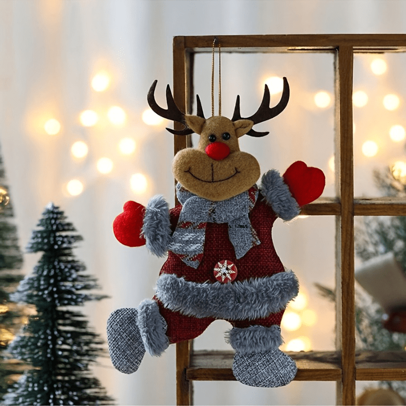 ランダムなスタイルのサンタクロース型吊り下げオーナメントの3 - Vintage Collectible Santa のレビューと価格