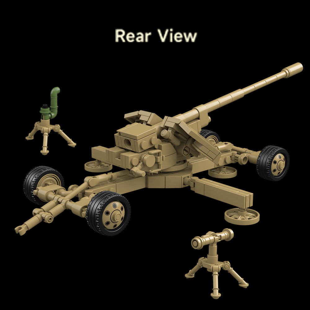ヴィンテージ重戦車砲組み立てブロックMOCブリックDIY組み - Vintage Collectible Guns のレビューと価格