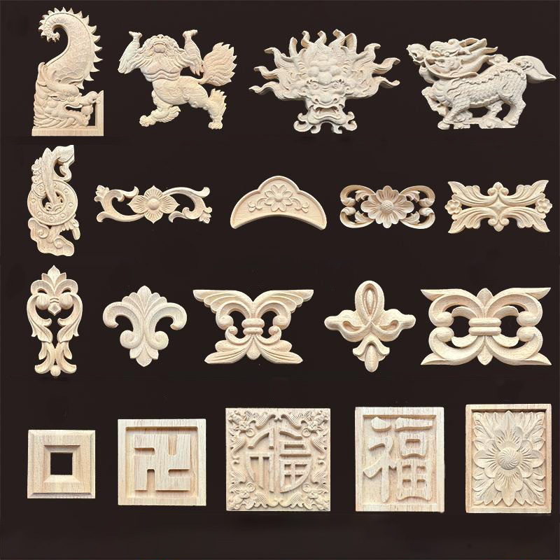 ドラゴンとライオンのヴィンテージ木製アップリケ、キャビネット - Vintage Collectible Toys のレビューと価格