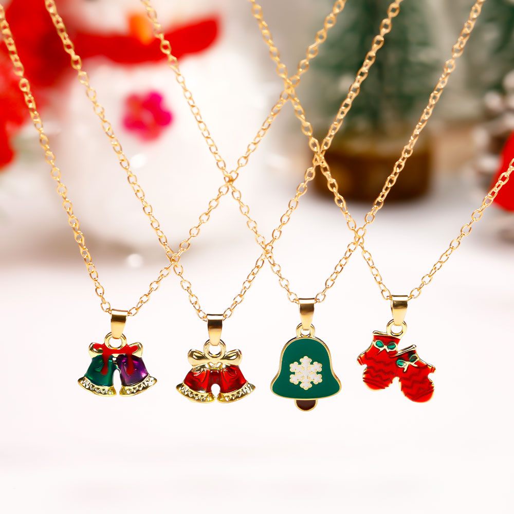 クリスマスコレクションネックレス、キャンディーキャンバス、花 - Vintage Collectible Santa のレビューと価格
