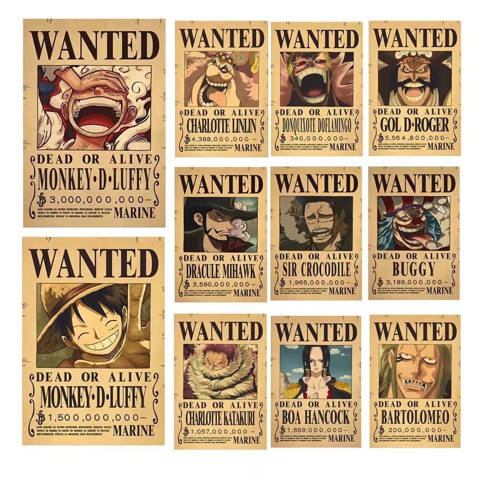 アニメワンピース賞金首募集ポスタールフィギア5ニカエースキッ - Vintage And Collectible Toys のレビューと価格