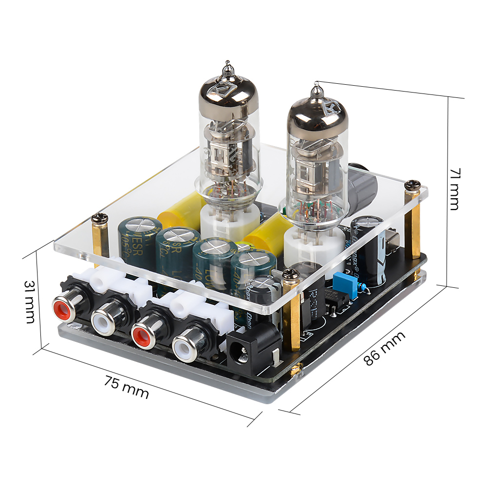 AIYIMA アップグレード 6A2 チューブプリアンプアン - Tube Amplifier Part のレビューと価格