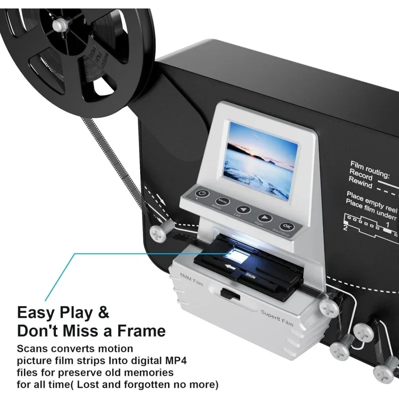 -8mm & スーパー8フィルムからデジタルへのコンバーター - Super 8 Film Reel のレビューと価格