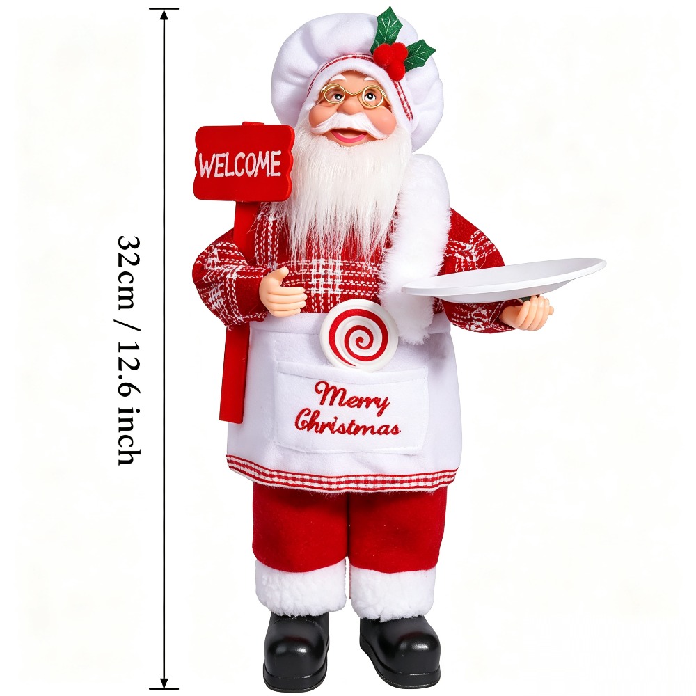 クリスマスシェフをテーマにしたサンタクロースのデスクトップ装 - Vintage Collectible Santa のレビューと価格
