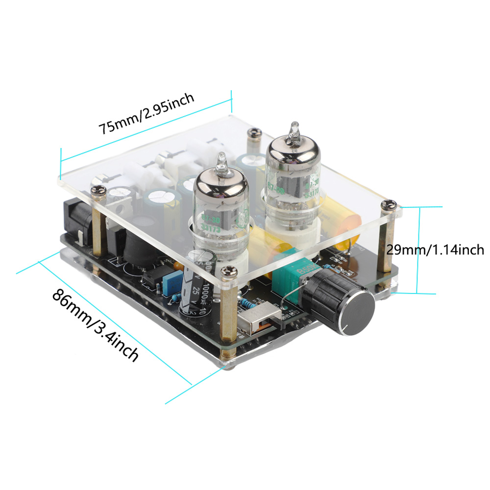 AUIN改良版5654真空管プリアンプアンプHiFi真空管プ - Tube Amplifier Part のレビューと価格